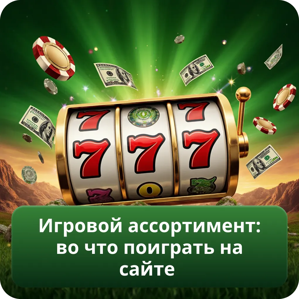 Игровой ассортимент: во что поиграть на сайте