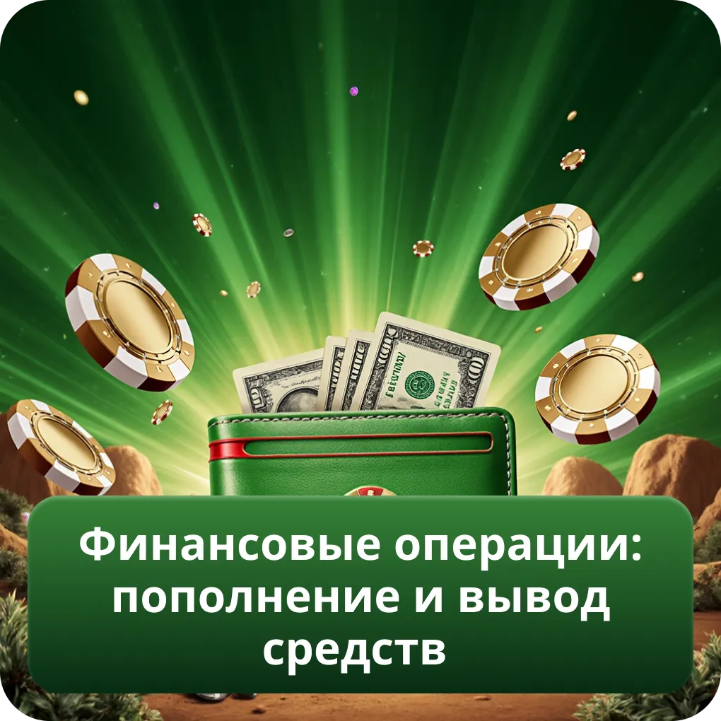 Финансовые операции: пополнение и вывод средств